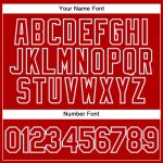 Personalized Red Red-Gray Performance Vapor Golf Polo Shirt Team Custom Name and Number