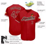 Personalized Red Red-Kelly Green Authentic Baseball Jersey Team Custom Name and Number