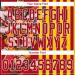 Personalized Red Red-White 3D Pattern Design Cute Tiger Authentic Baseball Jersey Team Custom Name and Number