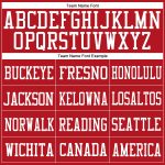 Personalized Red Red-White Mesh Authentic Football Jersey Team Custom Name and Number