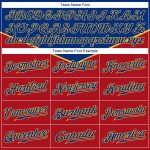 Personalized Red Royal-Gold 3D Pattern Design Multicolor Authentic Baseball Jersey Team Custom Name and Number