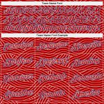 Personalized Red Royal-White Authentic City Edition Basketball Jersey Team Custom Name and Number