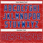 Personalized Red Royal-White Authentic City Edition Basketball Jersey Team Custom Name and Number
