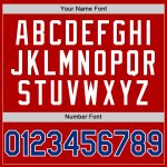 Personalized Red Royal-White Authentic Throwback Baseball Jersey Team Custom Name and Number