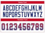 Personalized Red Royal-White Mesh Drift Fashion Football Jersey Team Custom Name and Number