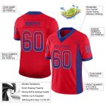Personalized Red Royal-White Mesh Drift Fashion Football Jersey Team Custom Name and Number
