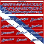 Personalized Red Royal-White Modern Authentic City Edition Basketball Jersey Team Custom Name and Number