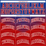 Personalized Red Royal-White Round Neck Sublimation Basketball Suit Jersey