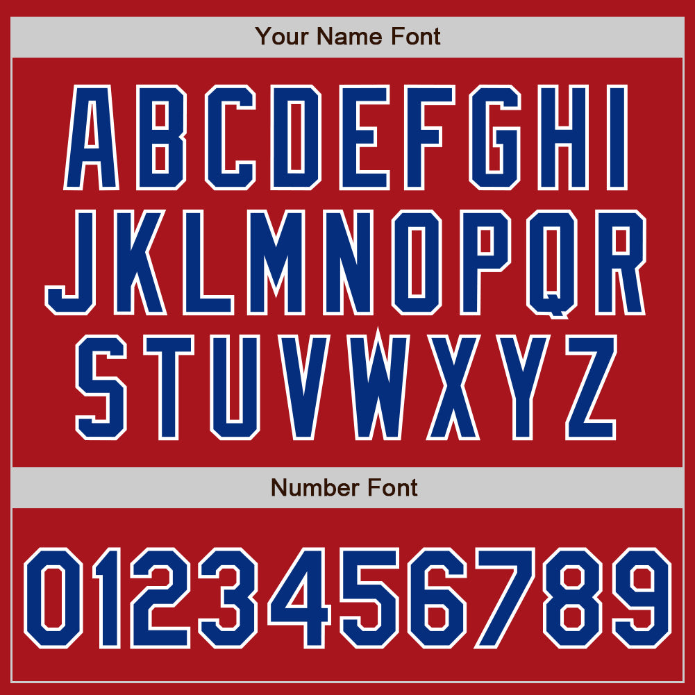 Personalized Red Royal-Yellow Authentic Split Fashion Baseball Jersey Team Custom Name and Number Personalized Red Royal-Yellow Authentic Split Fashion Baseball Jersey Team Custom Name and Number - Image 4