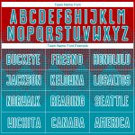 Personalized Red Teal-White Sublimation Soccer Uniform Jersey Team Custom Name and Number