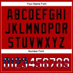 Personalized Red USA Flag-Black 3D American Flag Patriotic Authentic Baseball Jersey Team Custom Name and Number
