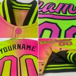 Personalized Red Vintage Mexican Flag Kelly Green Cream-Black Bomber Full-Snap Varsity Letterman Gradient Fashion Jacket Team Custom Name and Number