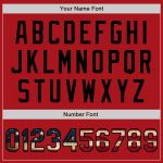 Personalized Red Vintage USA Flag-Black Authentic Baseball Jersey Team Custom Name and Number