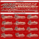Personalized Red Vintage USA Flag Black-Cream Hockey Lace Neck Jersey Team Custom Name and Number