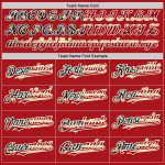 Personalized Red Vintage USA Flag-Cream Authentic Raglan Sleeves Baseball Jersey Team Custom Name and Number