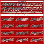 Personalized Red Vintage USA Flag-Navy Authentic Baseball Jersey Team Custom Name and Number