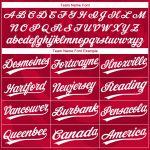 Personalized Red White 3D Pattern Two-Button Unisex Softball Jersey Team Custom Name and Number