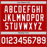 Personalized Red White Authentic Sleeveless Baseball Jersey Team Custom Name and Number