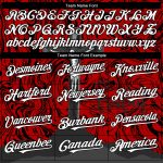 Personalized Red White-Black 3D Pattern Design Religion Cross Jesus Christ Good Friday Authentic Baseball Jersey Team Custom Name and Number