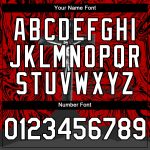 Personalized Red White-Black 3D Pattern Design Religion Cross Jesus Christ Good Friday Authentic Baseball Jersey Team Custom Name and Number