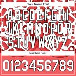 Personalized Red White-Black 3D Pattern Design World AIDS Day Performance T-Shirt Team Custom Name and Number