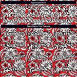 Personalized Red White-Black 3D Pattern Floral Design Performance T-Shirt Team Custom Name and Number