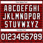 Personalized Red White-Black Authentic City Edition Basketball Jersey