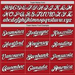 Personalized Red White-Black Authentic Fade Fashion Baseball Jersey