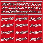 Personalized Red White-Black Authentic Throwback Rib-Knit Baseball Jersey Shirt