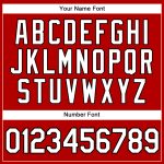 Personalized Red White-Black Authentic Two Tone Baseball Jersey
