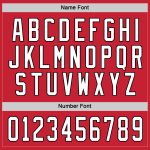 Personalized Red White-Black Hockey Jersey