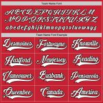 Personalized Red White-Black Hockey Jersey