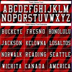 Personalized Red White-Black Round Neck Sublimation Basketball Suit Jersey