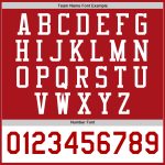 Personalized Red White Bomber Full-Snap Varsity Letterman Two Tone Jacket