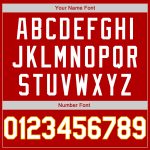 Personalized Red White-Gold Authentic American Flag Fashion Baseball Jersey Team Custom Name and Number