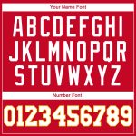 Personalized Red White-Gold Authentic Throwback Basketball Jersey