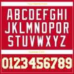 Personalized Red White-Gold Round Neck Rib-Knit Basketball Jersey Team Custom Name and Number