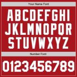 Personalized Red White-Gray 3 Colors Arm Shapes Authentic Baseball Jersey Team Custom Name and Number