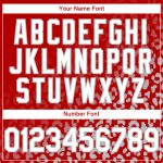 Personalized Red White-Gray 3D Pattern Design Leopard Print Fade Fashion Authentic Baseball Jersey Team Custom Name and Number