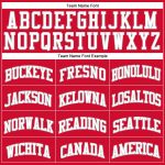Personalized Red White-Gray Authentic Throwback Basketball Jersey