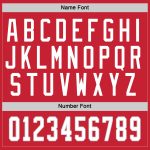 Personalized Red White-Gray Hockey Jersey