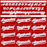 Personalized Red White-Gray Performance Vapor Golf Polo Shirt Team Custom Name and Number