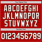 Personalized Red White-Green Authentic Throwback Baseball Jersey Team Custom Name and Number