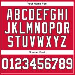 Personalized Red White-Green Authentic Throwback Basketball Jersey Team Custom Name and Number