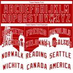 Personalized Red White Holiday Travel Monuments Silhouette Authentic City Edition Basketball Jersey Team Custom Name and Number