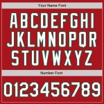 Personalized Red White-Kelly Green Authentic Baseball Jersey