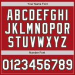 Personalized Red White-Kelly Green Authentic Baseball Jersey Team Custom Name and Number