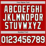 Personalized Red White-Kelly Green Authentic Throwback Baseball Jersey Team Custom Name and Number