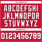 Personalized Red White-Kelly Green Authentic Throwback Basketball Jersey Team Custom Name and Number
