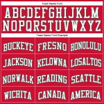 Personalized Red White-Kelly Green Authentic Throwback Basketball Jersey Team Custom Name and Number